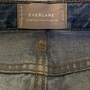 Everlane, High Rise Cheeky Straight Jean